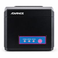Impresora térmica de recibos POS Advance, conexiones LAN, USB y Bluetooth, hasta 300 mm por segundo, 203 dpi