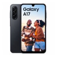 Samsung Galaxy A17 4G, 128 GB, 4 GB RAM, cámara principal de 50 MP con OIS y frontal de 13 MP, negro