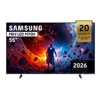 Smart TV Samsung 55"", 4K, Mini LED M70H, sistema Tizen integrado, UN55M70HAGXPE, 2026