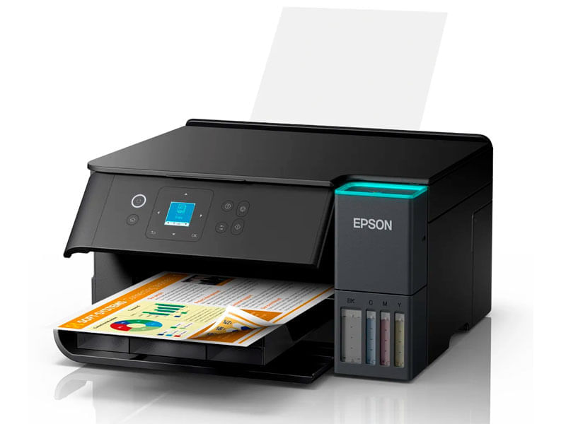 Imagen 2 del producto Impresora multifuncional Epson EcoTank L4360, inyección de tinta, USB y Wi-Fi, imprime a doble cara, copia y escanea