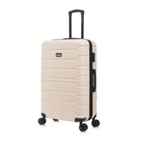 Maleta de bodega InUSA Trend 71 cm, ABS resistente, 23 kg, 4 ruedas 360°, cerradura de combinación, ligera y elegante, arena