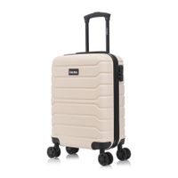 Maleta de cabina InUSA Trend 47 cm, ABS resistente, 10 kg, 4 ruedas 360°, cerradura de combinación, ligera y elegante, arena