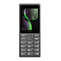 Nokia 110 4G 128MB, 48MB RAM, Dual SIM, cámara dorsal de 0.1MP, gris