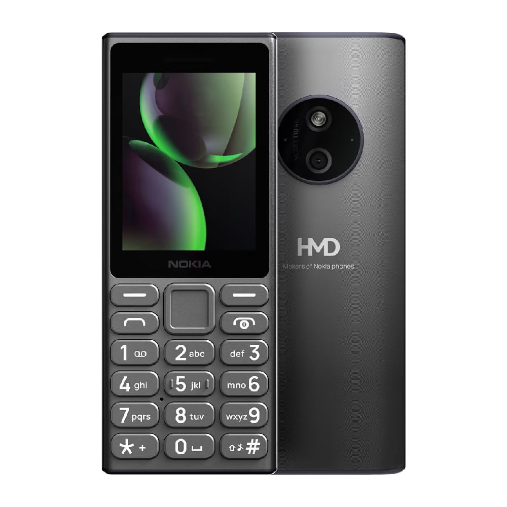 Imagen 2 del producto Nokia 110 4G 128MB, 48MB RAM, Dual SIM, cámara dorsal de 0.1MP, gris