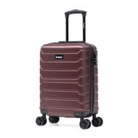 Maleta de cabina InUSA Trend 47 cm, ABS resistente, 10 kg, 4 ruedas 360°, cerradura de combinación, ligera y elegante, vino