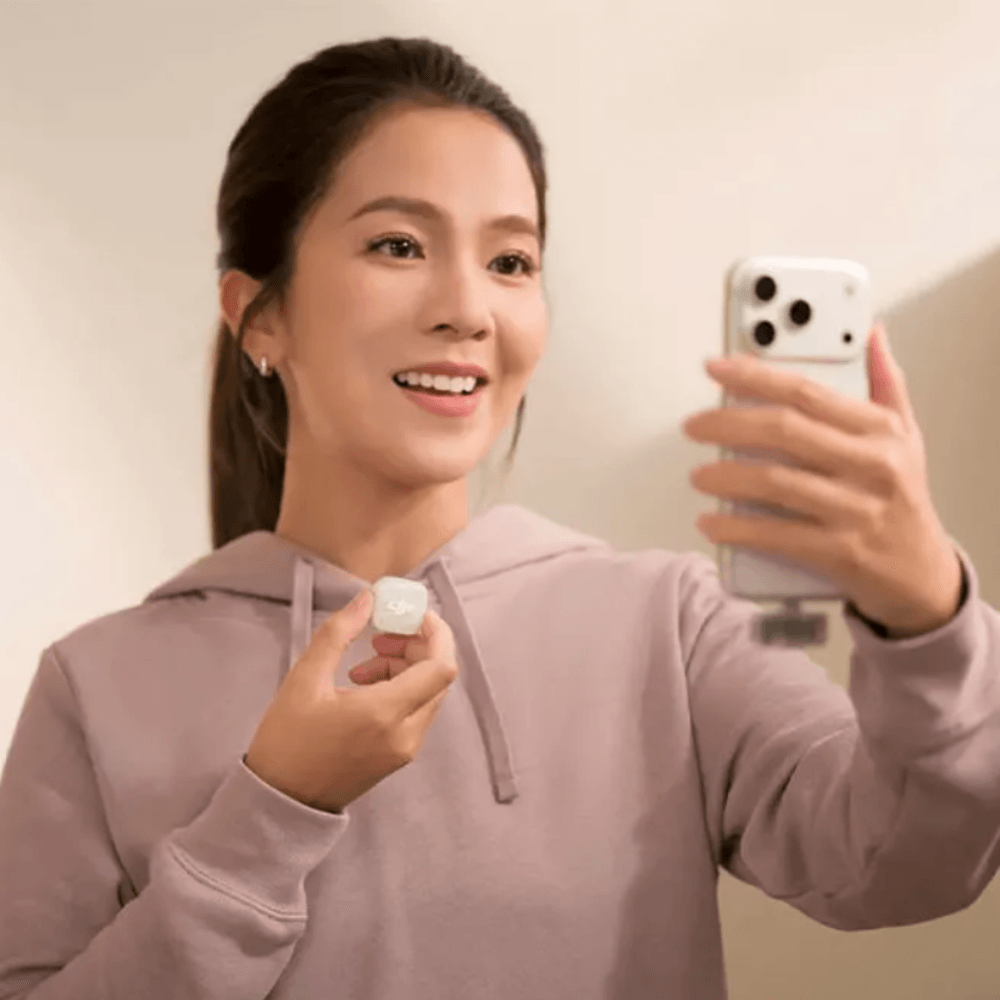 Imagen 2 del producto Micrófono inalámbrico DJI Mic Mini 2S de solapa, 1 micrófono, para smartphones y cámaras, grabación 32 bits flotantes