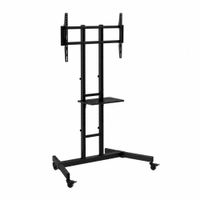 Rack para TV Expo Rack pedestal de 32"" a 80"", carga máxima 50kg, negro