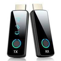 Kit de transmisor y receptor HDMI Inalámbrico, conector HDMI macho, 50 metros, salida 1080P, negro