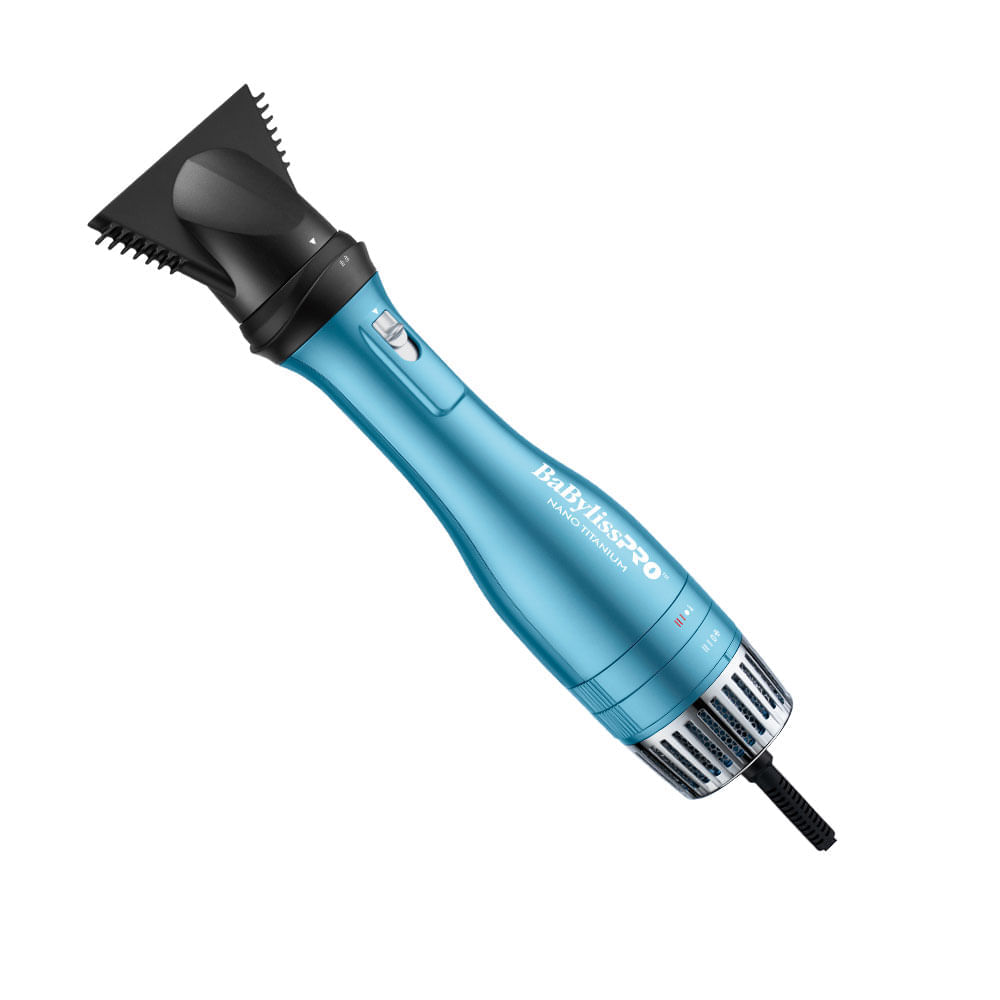 Imagen 2 del producto Cepillo secador BaBylissPRO Nano Titanium de 3"", 2 en 1, con accesorios desmontables