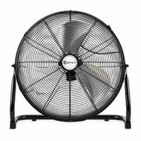 Ventilador Trevely VT-20A de 20"", piso y pared, 110 W, 3 velocidades, aspas de aluminio, negro