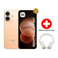 Celular Xiaomi Redmi Note 17 Pro 5G, 256 GB, 6 GB RAM, AMOLED 6.83"", cámara 50 MP, naranja + audífonos Redmi Neo, blanco