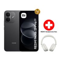 Celular Xiaomi Redmi Note 17 Pro 5G, 256 GB, 6 GB RAM, AMOLED 6.83"", cámara 50 MP, negro + audífonos Redmi Neo, blanco