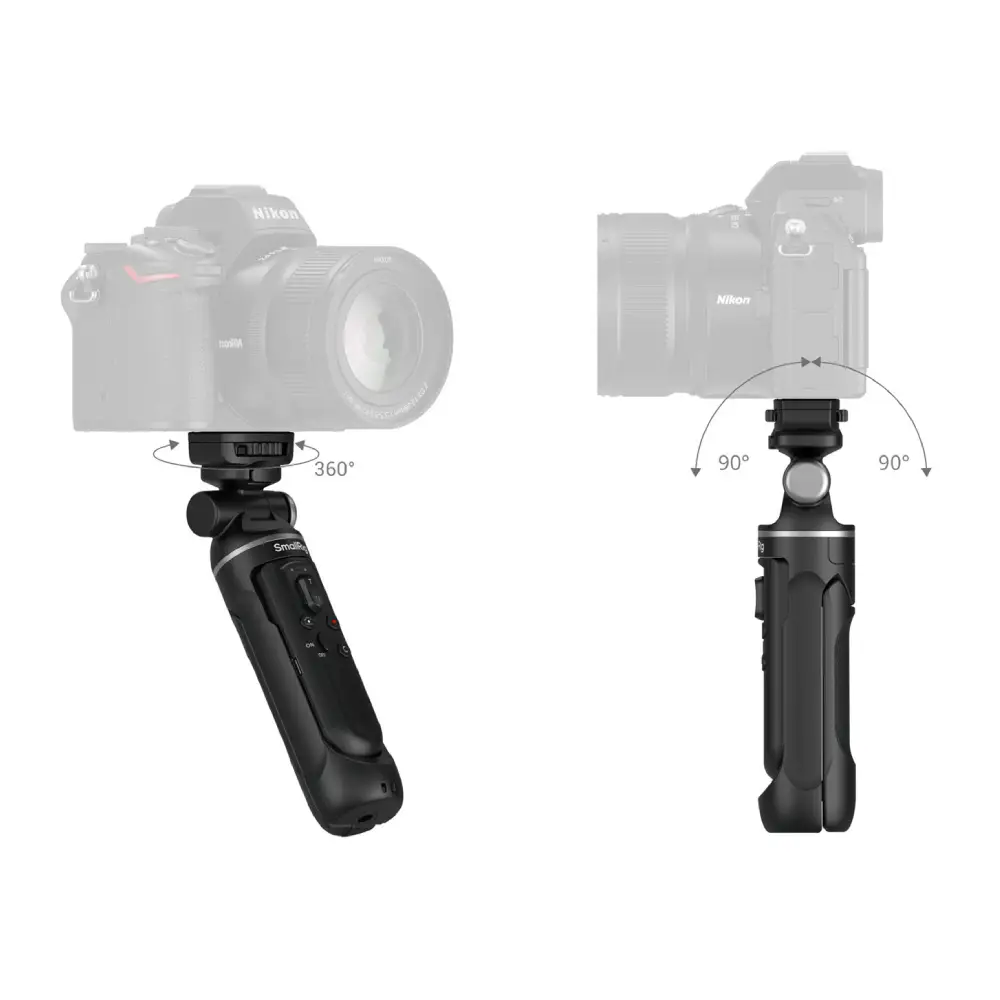 Imagen 2 del producto Grip inalámbrico SmallRig SR-RG2, altura máx. 32.1 cm, carga máx. 5kg, para cámaras, control remoto, negro