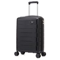 Maleta de cabina Dukap Monaco 50 cm, 10 kg, polipropileno, 4 ruedas dobles 360°, cerradura TSA de 3 dígitos, negro