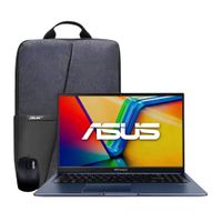Laptop Asus Vivobook 15 X1504VA 15.6"", Intel Core 5 120U, 512GB SSD, 8GB RAM, Windows 11 Home, quiet blue + Mochila + Mouse