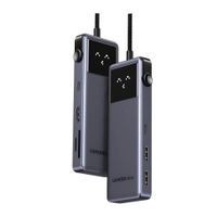 Adaptador multipuertos Ugreen 7 en 1 con USB Tipo-C, HDMI 4K, USB 3.0, SD y Micro SD