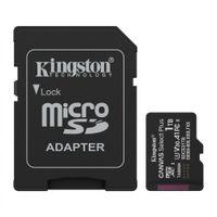 Memoria MicroSDXC Kingston Canvas Select Plus Gen3 1TB, U3, V30, A1, clase 10, hasta 150 MB/s lectura