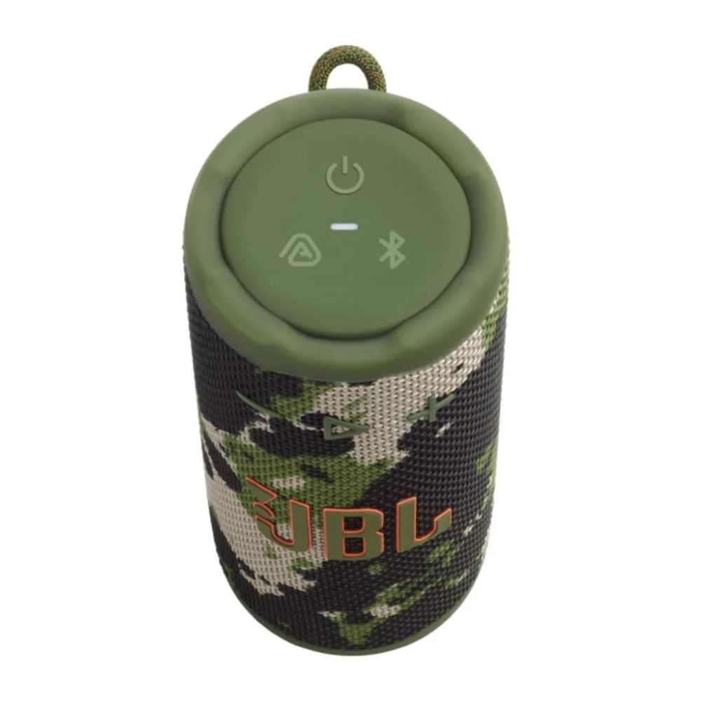 Imagen 2 del producto Parlante portátil JBL Grip, Bluetooth 5.3, 16 W RMS, hasta 14 horas, IP68, Auracast, camuflado