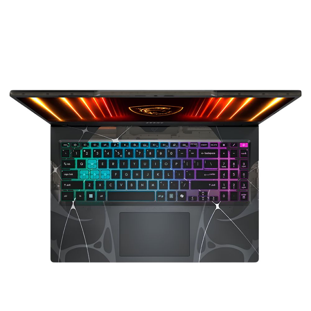 Imagen 2 del producto Laptop gamer MSI Cyborg 15 15.6"" FHD 144 Hz, Core 7 240H, 512 GB SSD, 16 GB RAM, RTX 5050 8 GB, Windows 11 Home, negro