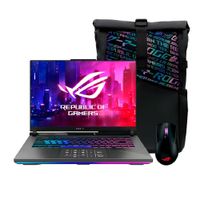 Laptop gamer Asus ROG Strix G16 16"" WUXGA 165 Hz, Ryzen 9 8940HX, 512 GB SSD, 16 GB RAM, RTX 5060 8 GB, Windows 11 Home, gris + mochila y mouse
