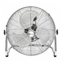 Ventilador de piso industrial Trevely VT-208 20"", 135 W, 3 velocidades, inclinación de 90°, acabado metálico