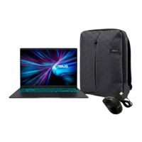 Combo: Laptop Asus Vivobook 16 V3607V 16"", Intel Core 7 240H, 512GB SSD, 8GB RAM, FreeDos - sin Sistema Operativo, indie black + Mouse + Mochila
