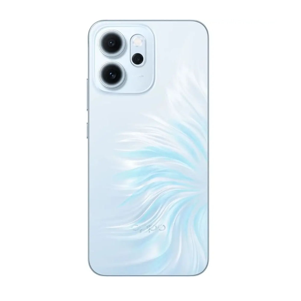 Imagen 2 del producto Celular Oppo Reno 14F 5G 256GB, 12GB RAM, cámara trasera 50MP y frontal 32MP, 6.57"", azul