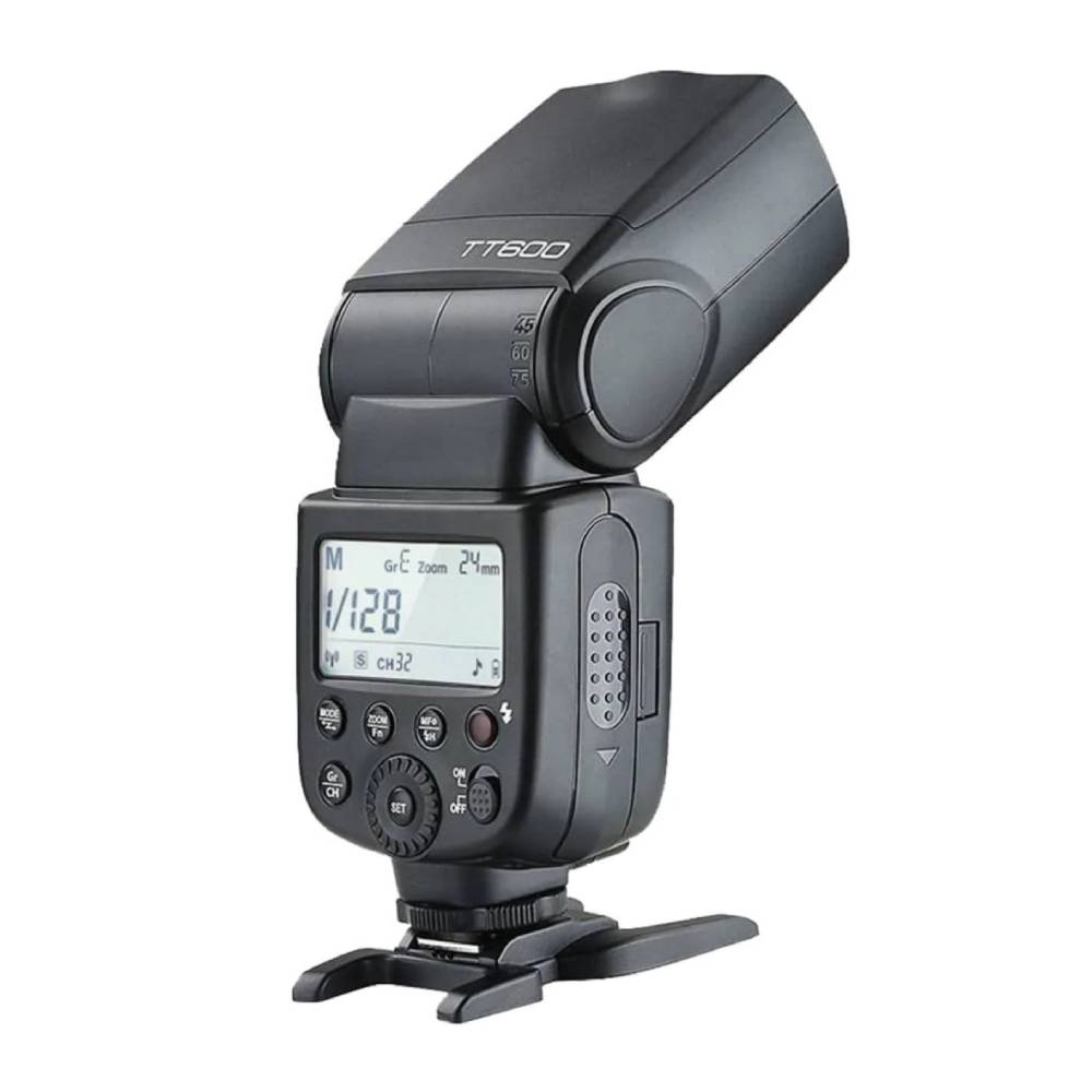 Imagen 2 del producto Flash Godox TT600, para cámaras, 2.4GHz, ISO 100 y 200mm, zoom  24-200 mm