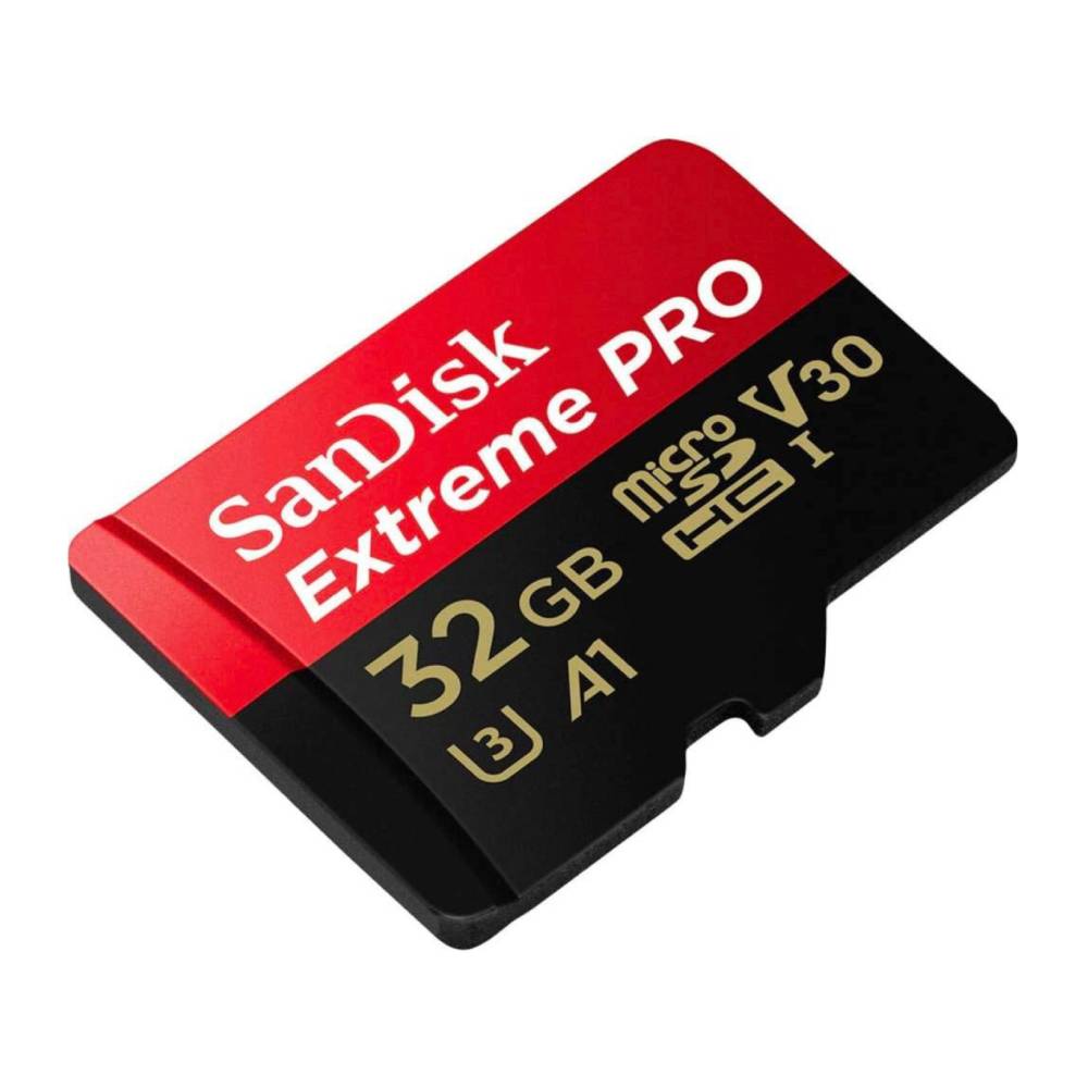 Imagen 2 del producto Memoria microSD SanDisk Extreme PRO 32GB, UHS-I, Clase 10, U3, V30, A1, hasta 100 MB/s de lectura