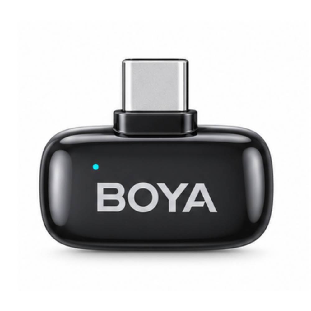 Imagen 2 del producto Micrófono inalámbrico Boya Mini 2, USB Tipo-C, de solapa, hasta 6 horas, negro