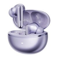 Audífonos QCY MeloBuds N70i in ear bluetooth 6.0, ANC de 56 dB, IPX5, hasta 50 horas, morado