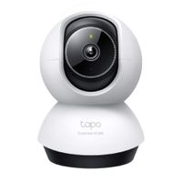 Cámara de seguridad TP-Link Tapo TC72, 2K QHD, 4 MP, Wi-Fi, interior, cobertura 360°, blanco
