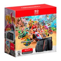 Consola Nintendo Switch 2 256GB, pantalla 7.9"", Joy-Con 2, negro + Mario Kart World Bundle Digital