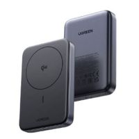 Batería externa Ugreen PB761, 10000 mAh, carga rápida 30 W, carga inalámbrica magnética Qi2 15 W, negro