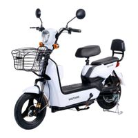 Bicimoto eléctrica Motare Flash 500W, autonomía 30-35km, batería grafeno, blanco