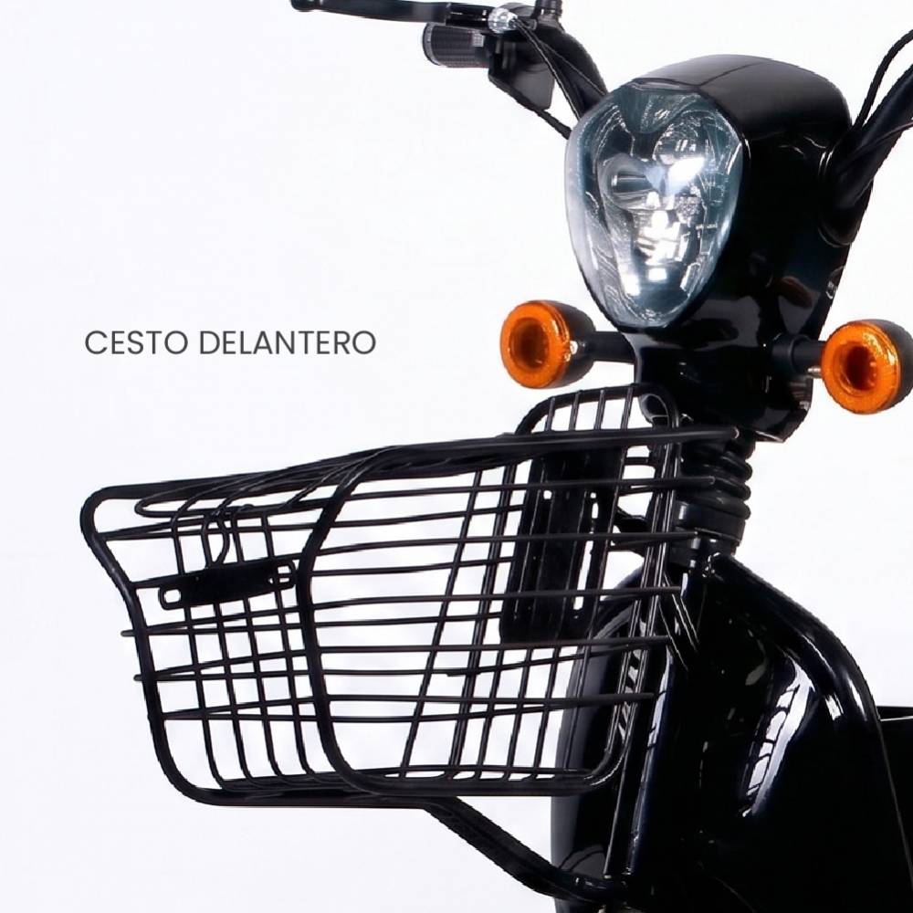 Imagen 2 del producto Bicimoto eléctrica Motare Flash 500W, autonomía 30-35km, batería grafeno, negro