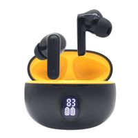 Audífonos Izuum Pods 2 TWS tipo botón bluetooth 5.3, hasta 16 horas con estuche, negro