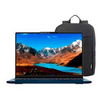 Laptop Lenovo IdeaPad Slim 3 15IRH10  15.3"", Intel Core i7 13620H, 512GB SSD, 16GB RAM, FreeDos - sin Sistema Operativo, cosmic blue + Mochila B210
