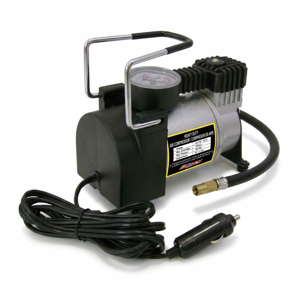 Imagen 2 del producto Compresor de aire portátil Calgary HD-023, para neumáticos de auto, bicicletas, 150 PSI, plateado