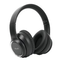 Audífonos gamer Miccell B15 over ear bluetooth 5.4, cancelación activa de ruido ANC, negro
