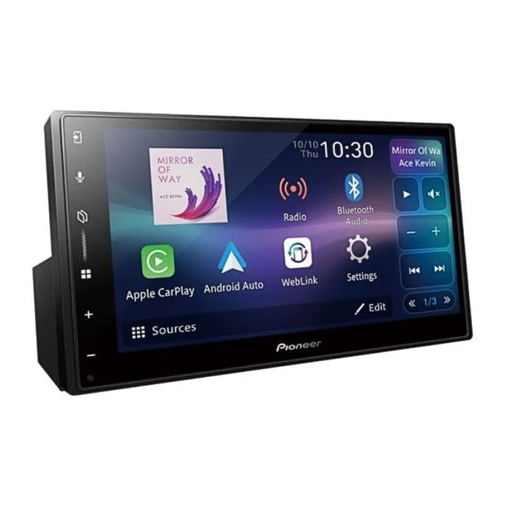 Imagen 2 del producto Autoradio Pioneer DMH-A5650BT 1 DIN, pantalla táctil WVGA 6.8"", bluetooth, Apple CarPlay, Android Auto, WebLink, AUX, negro