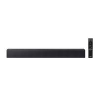 Barra de sonido Samsung HW-B400F bluetooth 4.2, 40 W RMS, 2.0 canales, HDMI ARC, woofer integrado, negro