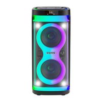 Parlante de torre Aiwa AWPOH4D bluetooth 5.0, 60 W RMS, TWS, hasta 6 horas, luces LED, negro